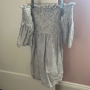 Bardot junior size 7-8 off shoulder dress